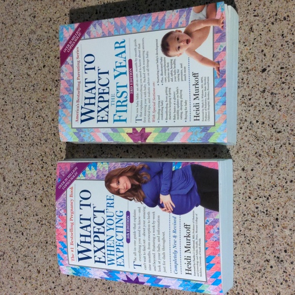 What To Expect When You're Expecting +What To Expect The First Year/BOTH BOOKS - Picture 1 of 9